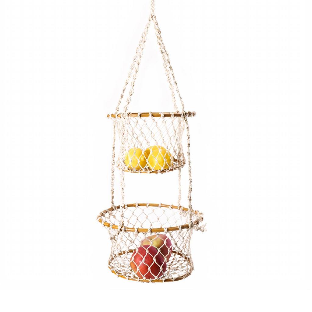 Jhuri Double Hanging Basket Home & Kitchen  