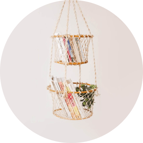 1-min Jhuri Double Hanging Basket
