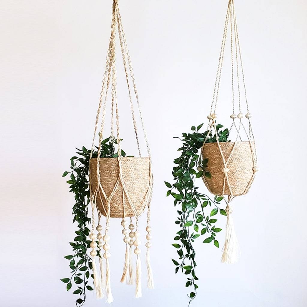 Fiora Plant Hanger Set Home & Kitchen Fiora Plant Hanger Set Home & Kitchen