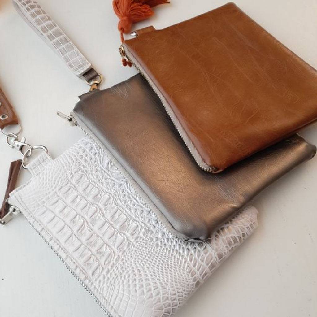 Vegan Faux Leather Wristlet Wallet Women’s Fashion Vegan Faux Leather Wristlet Wallet Women's Fashion