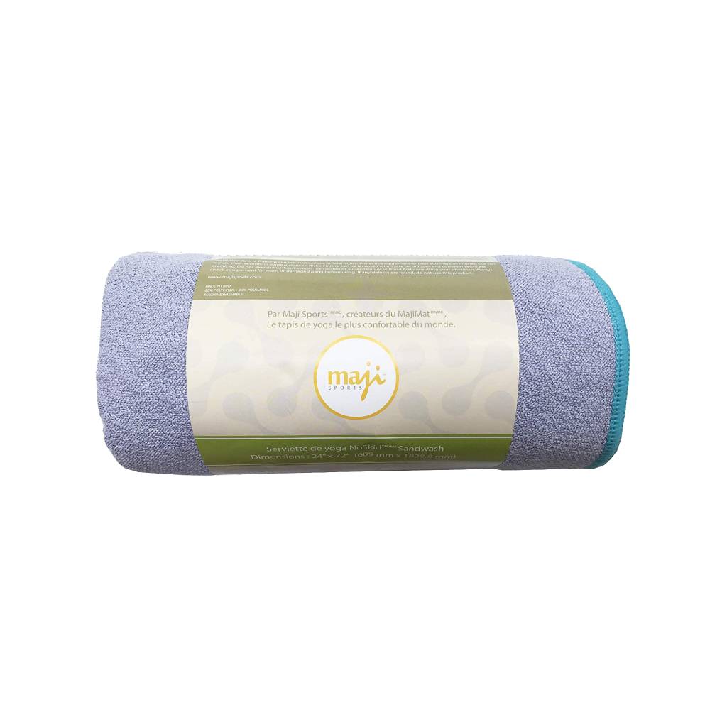 NoSkid Lavender Sandwash Yoga Towel Sports & Outdoors NoSkid Lavender Sandwash Yoga Towel Sports & Outdoors