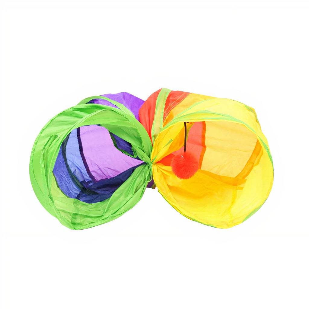 Rainbow Tunnel Cat Toy Pet Supplies Rainbow Tunnel Cat Toy Pet Supplies