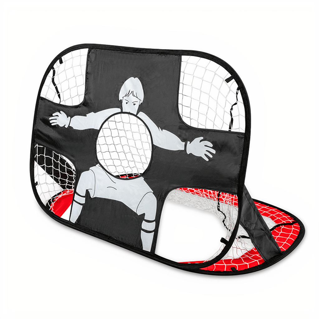 Compact Dual-Function Cloth Soccer Net Sports & Outdoors Compact Dual-Function Cloth Soccer Net Sports & Outdoors