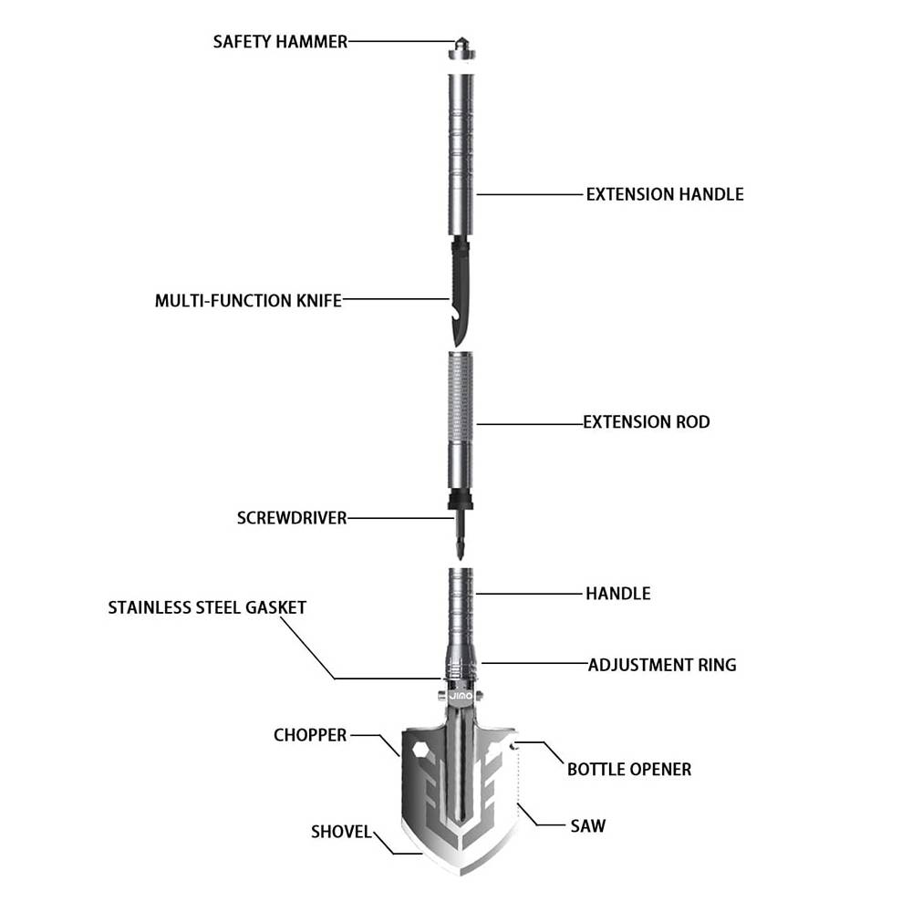 Multi-Purpose Folding Shovel Best Sellers Car Accessories  