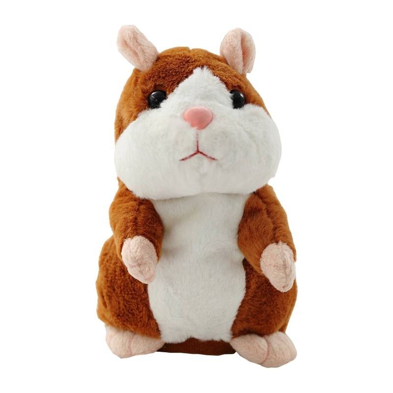 Talking Hamster Plush Toy Best Sellers Kids & Babies Color : Grey|Light Brown|Dark Brown Talking Hamster Plush Toy
