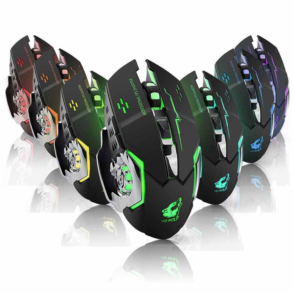 Wireless Silent Gaming Mouse Best Sellers Gadgets & Electronics Color : Black|White Wireless Silent Gaming Mouse Best Sellers Gadgets & Electronics Color : Black|White