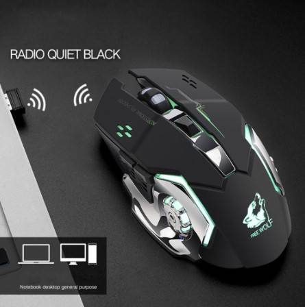 Wireless Silent Gaming Mouse Best Sellers Gadgets & Electronics Color : Black|White Wireless Silent Gaming Mouse Best Sellers Gadgets & Electronics Color : Black|White