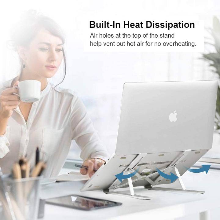 Adjustable Aluminum Laptop Stand Gadgets & Electronics Color : Silver|Black Adjustable Aluminum Laptop Stand Gadgets & Electronics Color : Silver|Black