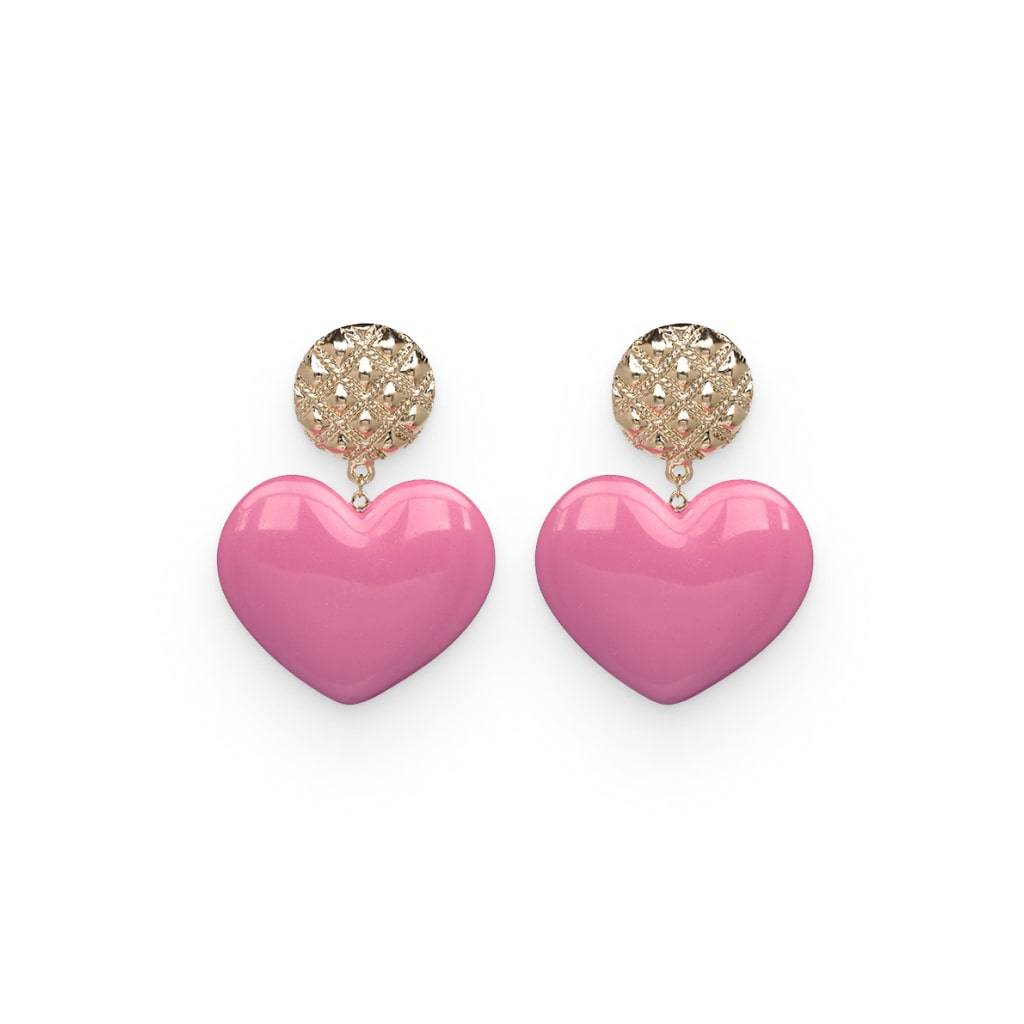 Big Heart Drop Earrings Women’s Fashion Big Heart Drop Earrings Women's Fashion