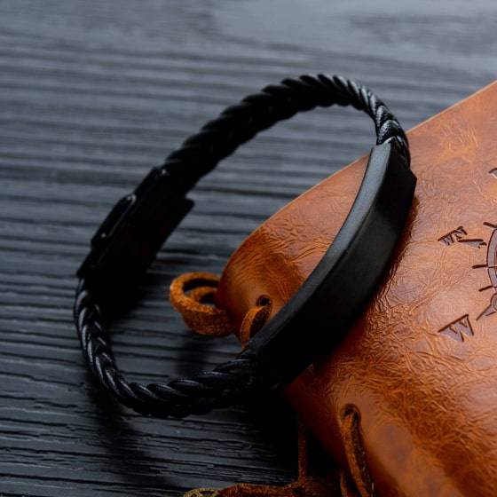 2-min (19) Black Leather Bracelet