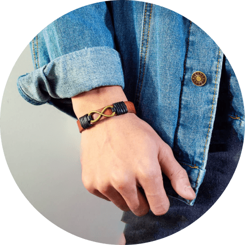 1-min (48) Brown Leather Bracelet