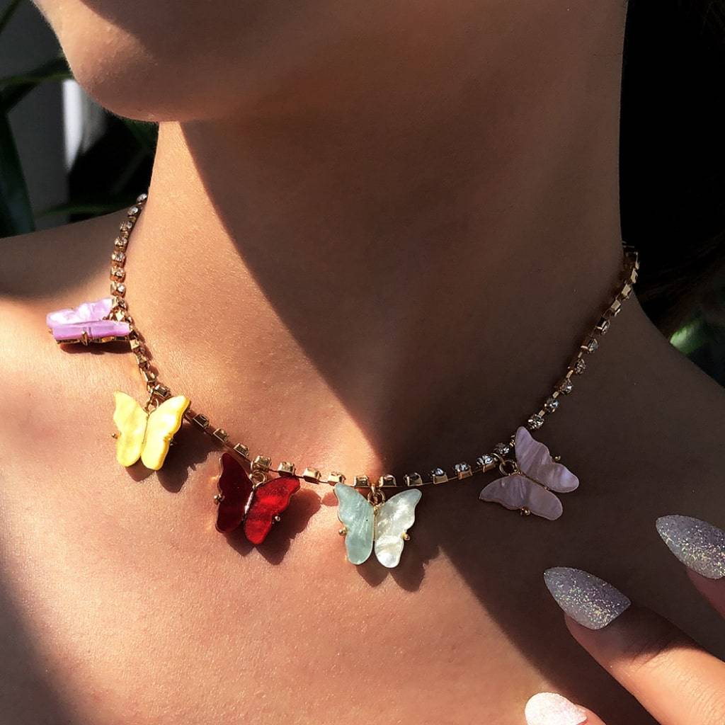 Butterfly Pendant Necklace Women’s Fashion Butterfly Pendant Necklace Women's Fashion