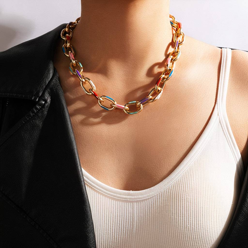 Colorful Cable Chain Women’s Fashion Colorful Cable Chain Women's Fashion