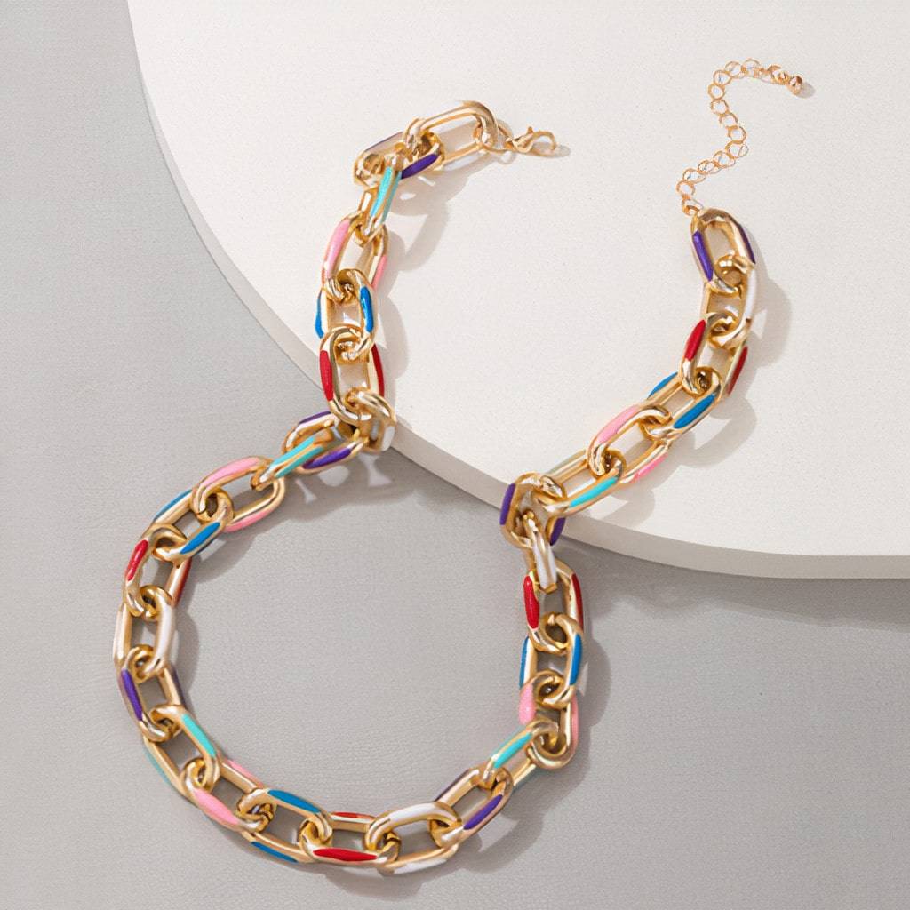 Colorful Cable Chain Women’s Fashion Colorful Cable Chain Women's Fashion