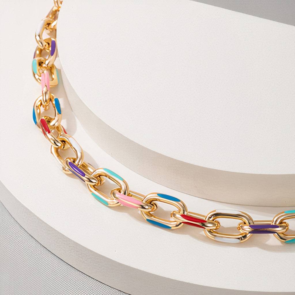 Colorful Cable Chain Women’s Fashion Colorful Cable Chain Women's Fashion