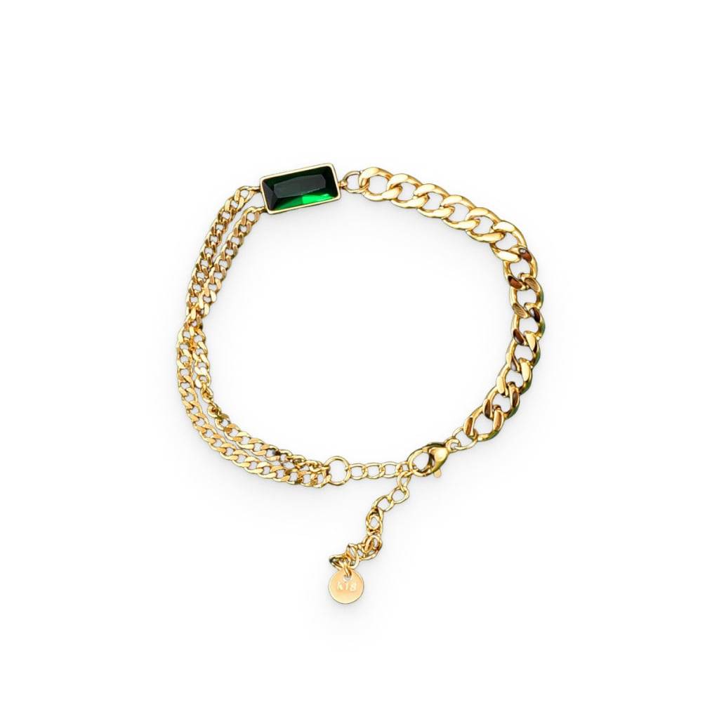 Emerald Charm Bracelet Women’s Fashion Emerald Charm Bracelet Women's Fashion