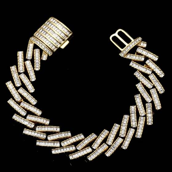 2-min Faux Diamond Chain Bracelet