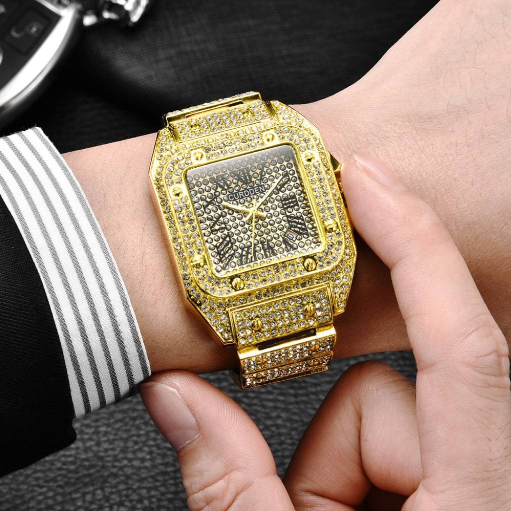 Gold Square Watch Women’s Fashion Gold Square Watch Women's Fashion