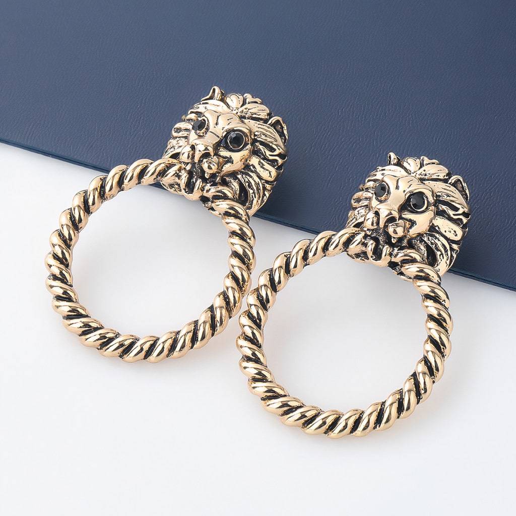 Lion Stud Earrings Women’s Fashion Lion Stud Earrings Women's Fashion
