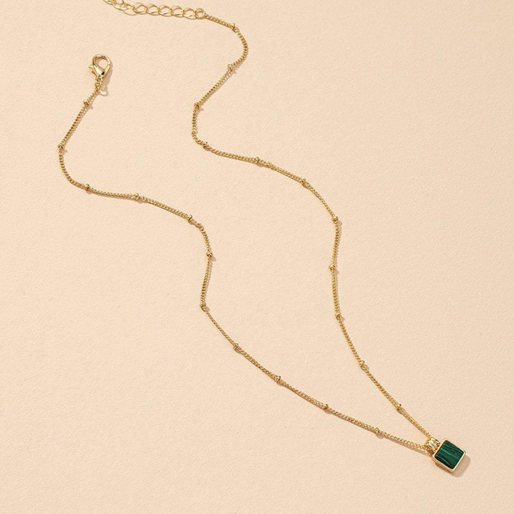 Turquoise Pendant Necklace Women's Fashion  