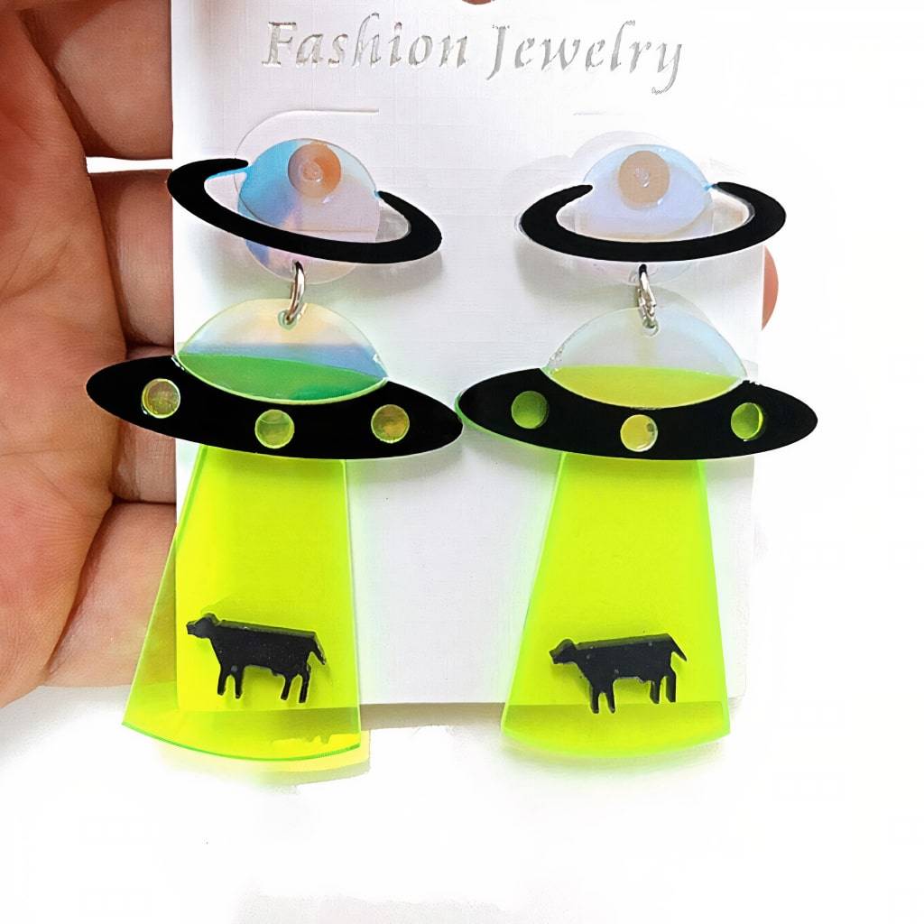 UFO Earrings Women’s Fashion UFO Earrings Women's Fashion