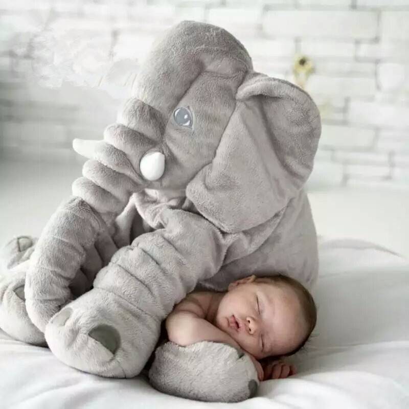 Baby Elephant Pillow Best Sellers Kids & Babies Color : Grey|Pink|Purple 