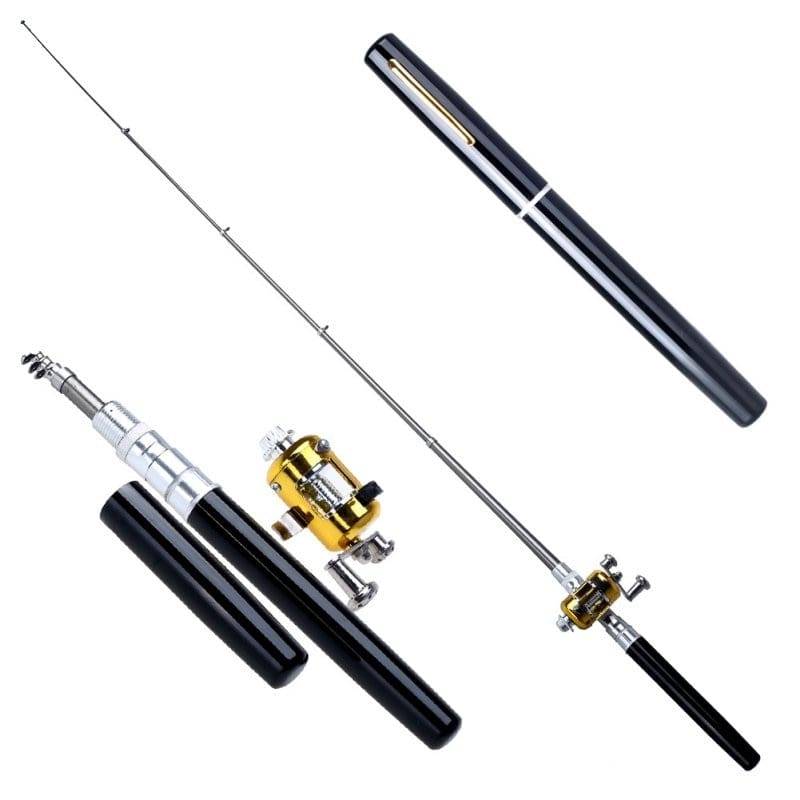 Pocket Fishing Rod Sports & Outdoors Color : White|Yellow|Red|Purple|Blue|Black Pocket Fishing Rod Sports & Outdoors Color : White|Yellow|Red|Purple|Blue|Black