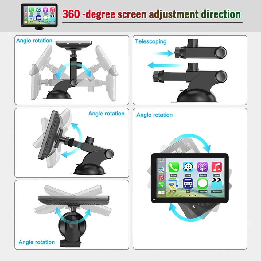 Universal 7-inch Touchscreen Car MP5 Player with Wireless Apple CarPlay & Android Auto Car Accessories New Arrivals Model : Without Camera|With Camera Universal 7-inch Touchscreen Car MP5 Player with Wireless Apple CarPlay & Android Auto Car Accessories New Arrivals Model : Without Camera|With Camera