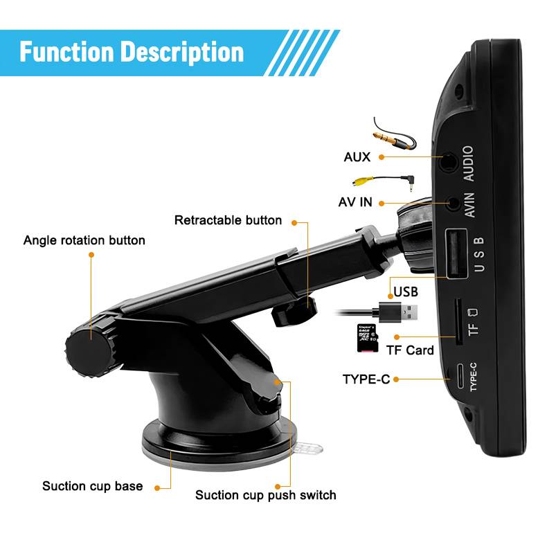 Universal 7-inch Touchscreen Car MP5 Player with Wireless Apple CarPlay & Android Auto Car Accessories New Arrivals Model : Without Camera|With Camera Universal 7-inch Touchscreen Car MP5 Player with Wireless Apple CarPlay & Android Auto Car Accessories New Arrivals Model : Without Camera|With Camera